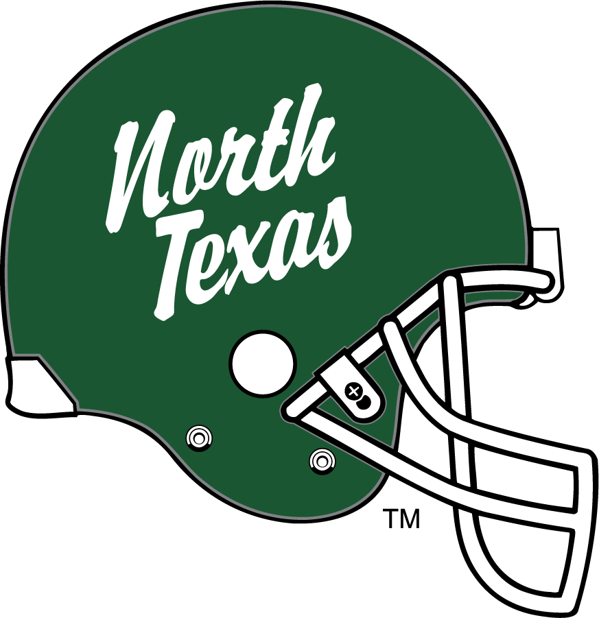 North Texas Mean Green 2001-2003 Helmet iron on transfers for T-shirts